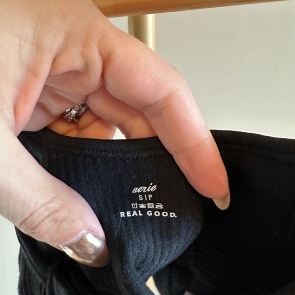 Aerie Cropped Ribbed Tank / Sports Bra – Size Small - Picture 3 of 4